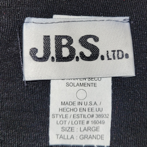 Red sparkle 1 shoulder top J.B.S. Ltd NWT - Picture 3 of 3